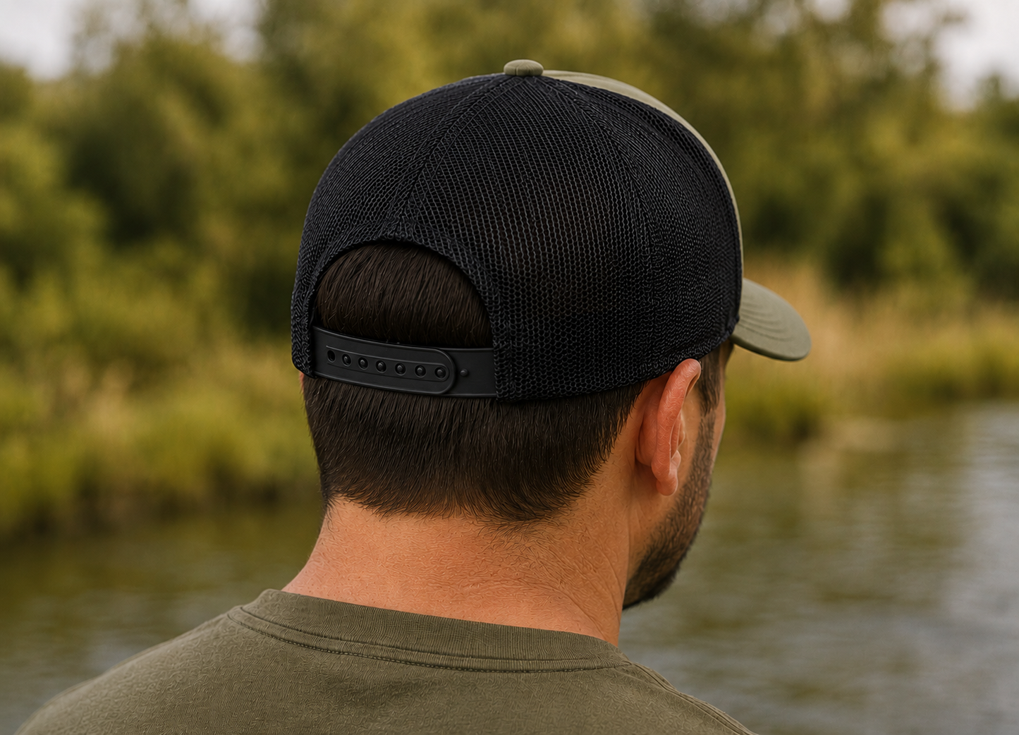 Shallow Water Stalkers Mid-Pro Trucker Hat – Loden Green / Black (Pre-Order)