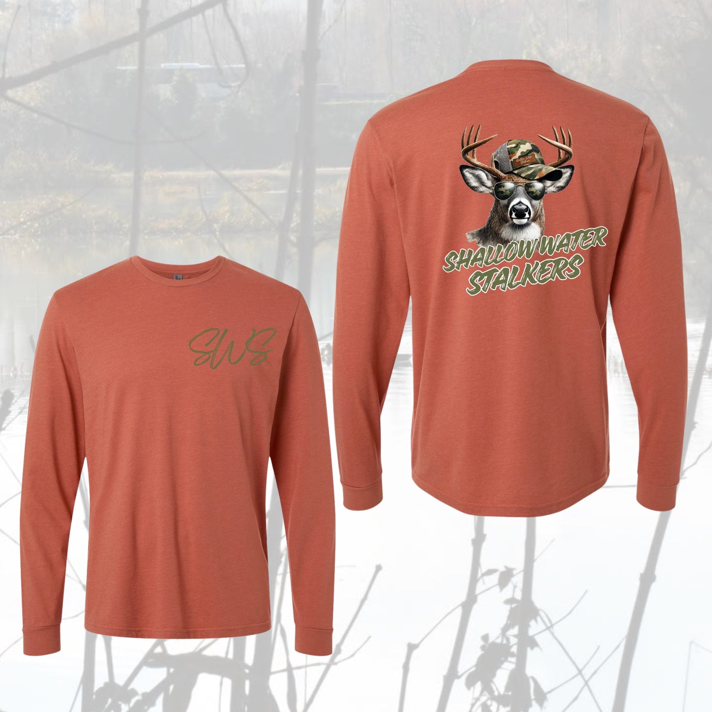 Aviator Buck Long Sleeve Tee