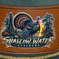 Shallow Water Stalkers Turkey Leather Patch Rope Trucker Hat Olive Green/Tan