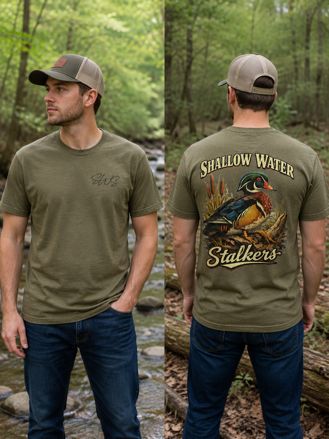 Wood Duck Tee / Shallow Water Stalkers