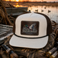 Shallow Water Stalkers Duck Leather Patch Rope Trucker Hat – Sand & Chocolate
