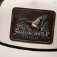 Shallow Water Stalkers Duck Leather Patch Rope Trucker Hat – Sand & Chocolate