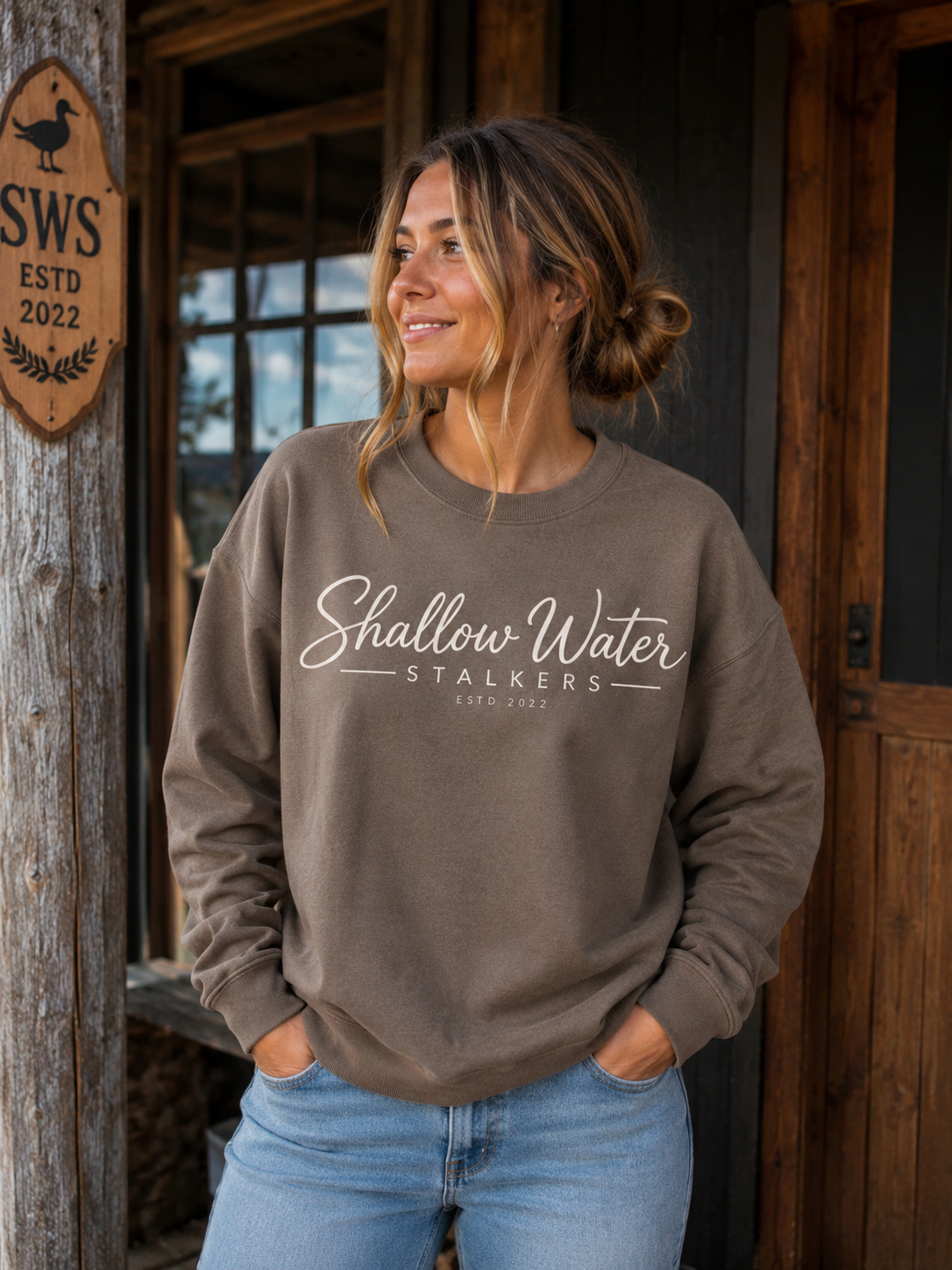 Shallow Water Stalkers Signature Crewneck Sweatshirt
