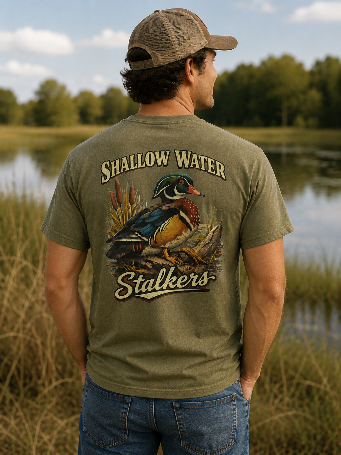 Wood Duck Tee / Shallow Water Stalkers