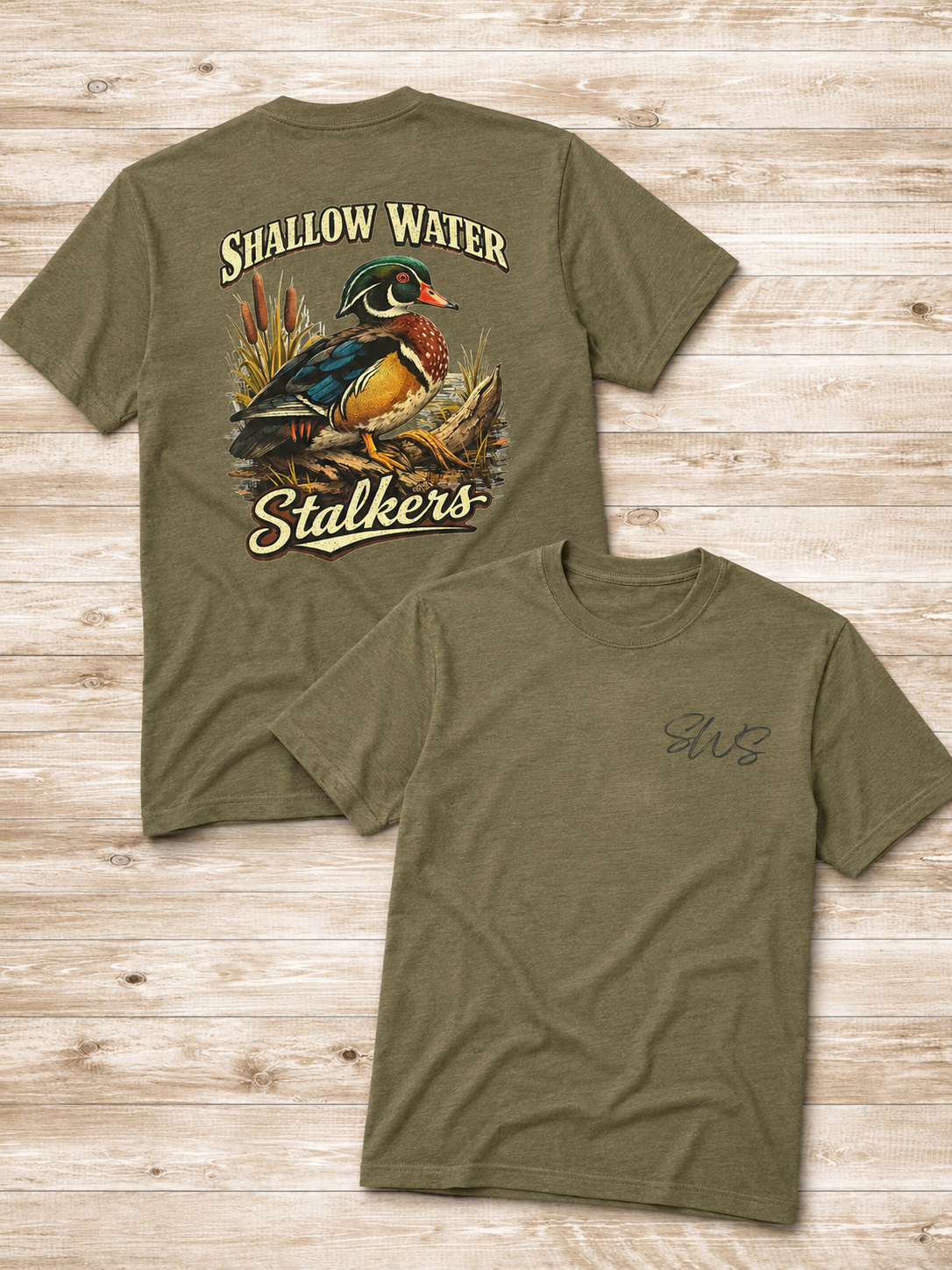 Wood Duck Tee / Shallow Water Stalkers