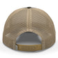 Shallow Water Stalkers Turkey Leather Patch Rope Trucker Hat Olive Green/Tan