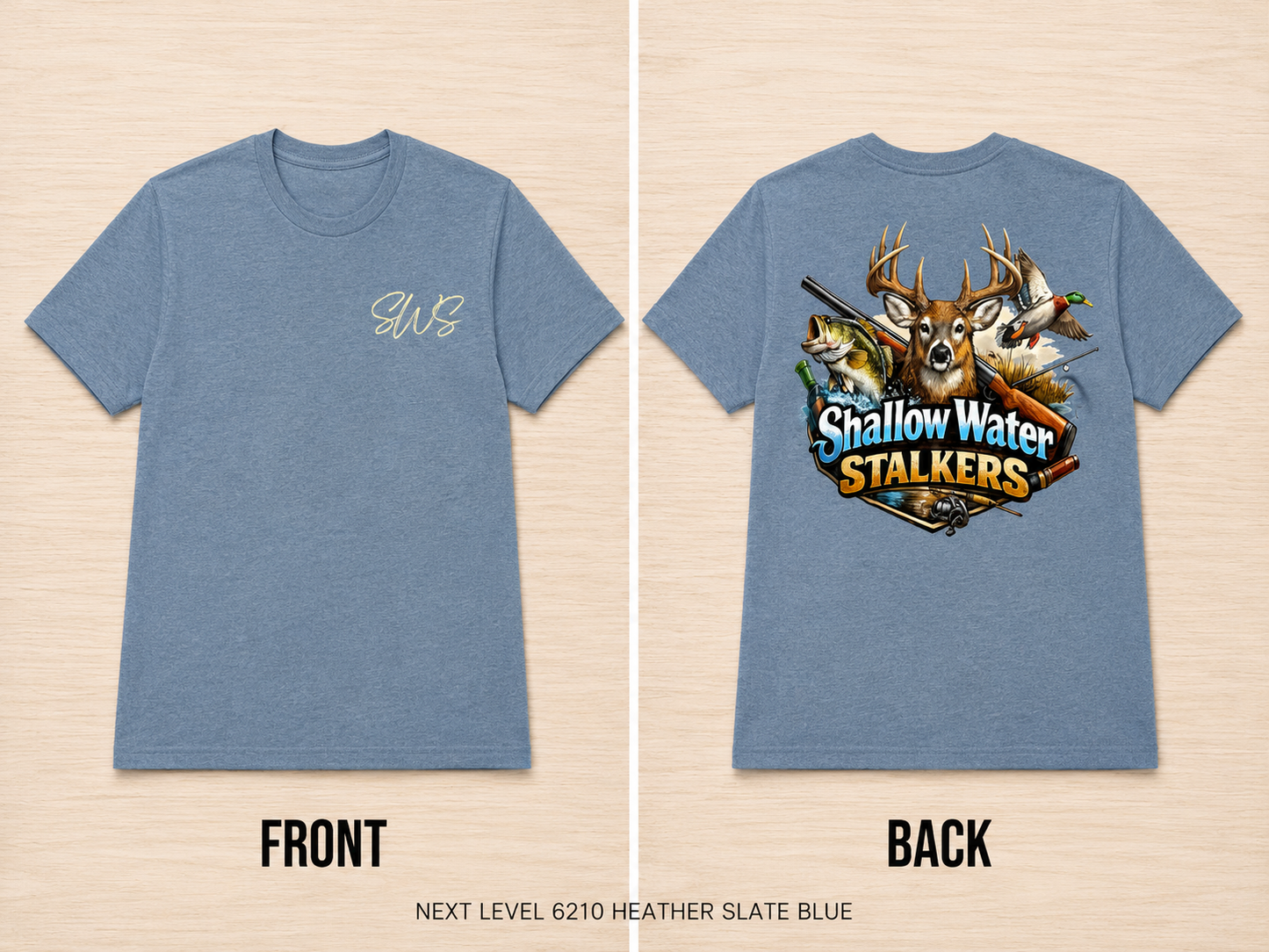 Whitetail Deer & Duck Hunting T-Shirt | Shallow Water Stalkers