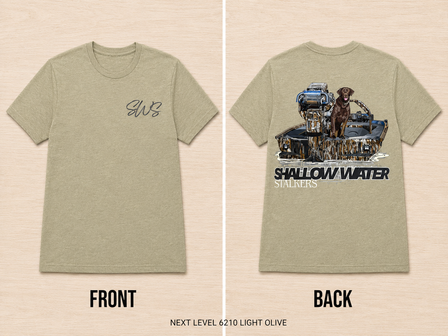Camo Mud Boat Tee | Shallow Water Stalkers