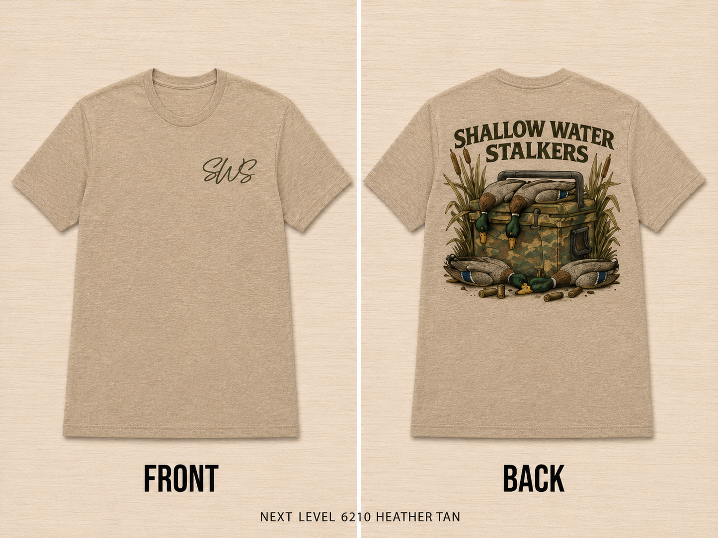 Marsh Whisperer Duck Hunting T-shirt | Shallow Water Stalkers