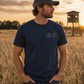 Shallow Water Stalkers™ Rye Field Buck Tee | Navy