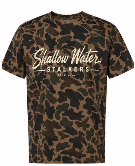 Shallow Water Stalkers Classic Duck Camo Tee