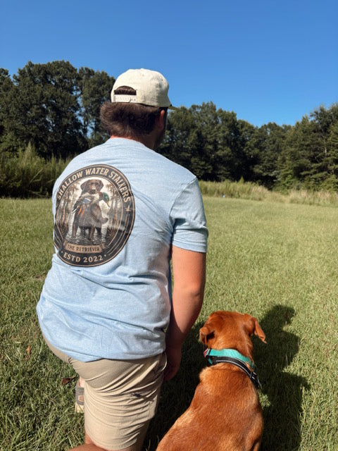Retriever Tee | Columbia Blue | Shallow Water Stalkers